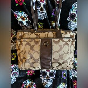 Signature Coach Diaper Bag Tote